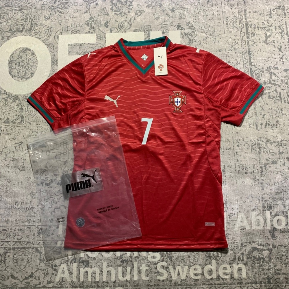Puma Portugal Cristiano Ronaldo 7 Soccer Jersey Mens Red New NWT